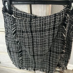 Black and white skirt